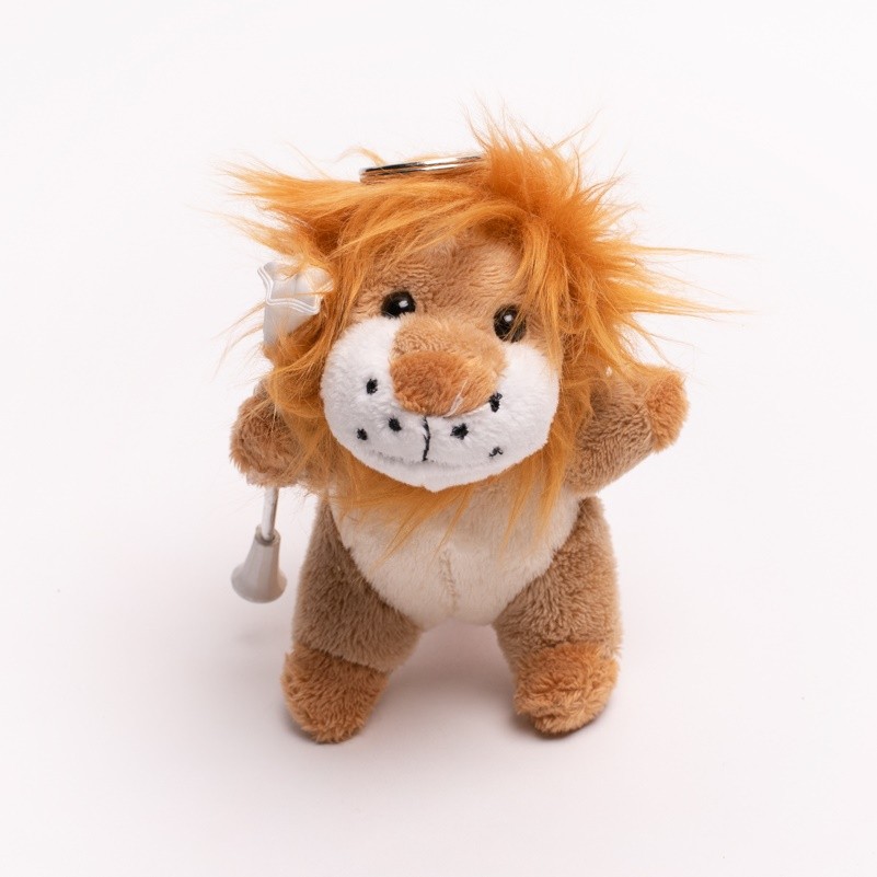 Soft Toy keychain Twirling Baton Lion